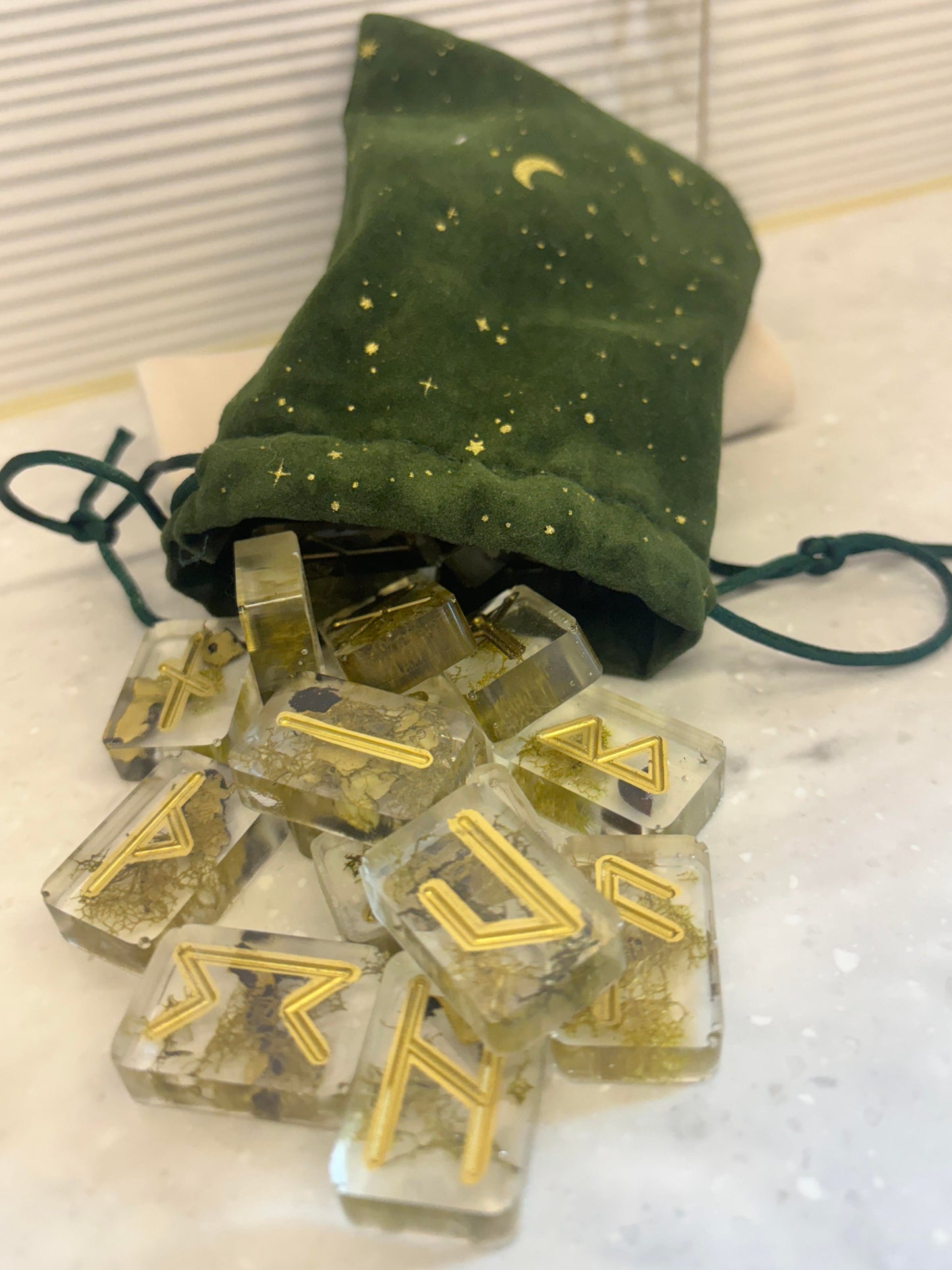 One of a Kind Resin Runes